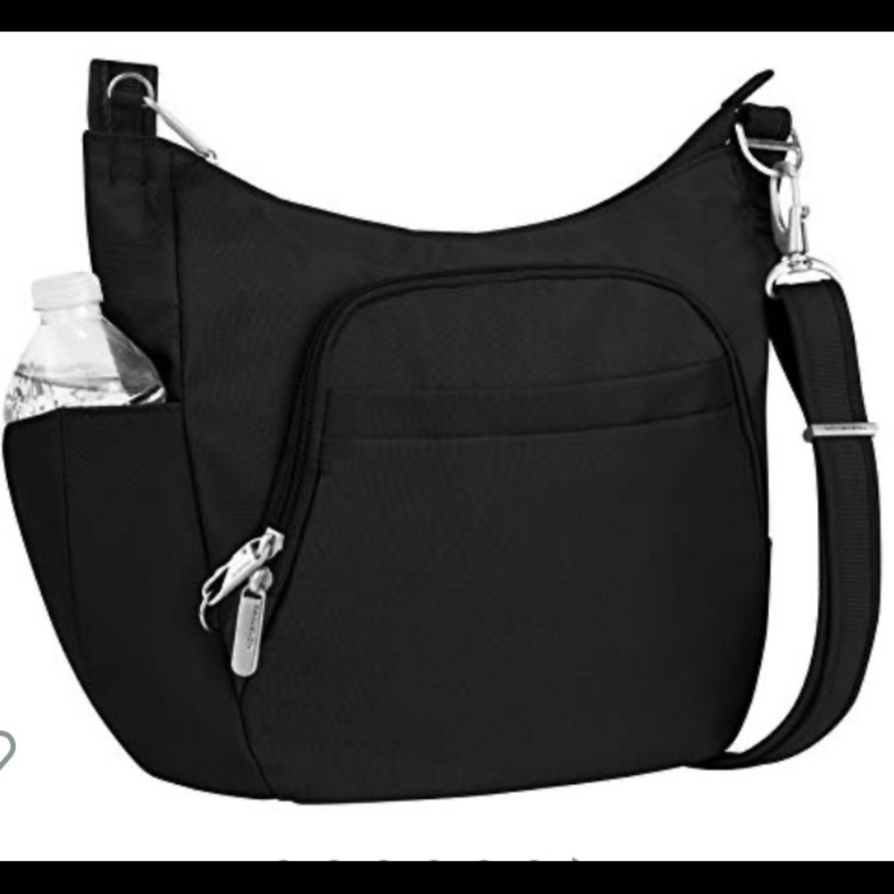 Travelon Ant-Theft Classic Crossbody Bucket Bag